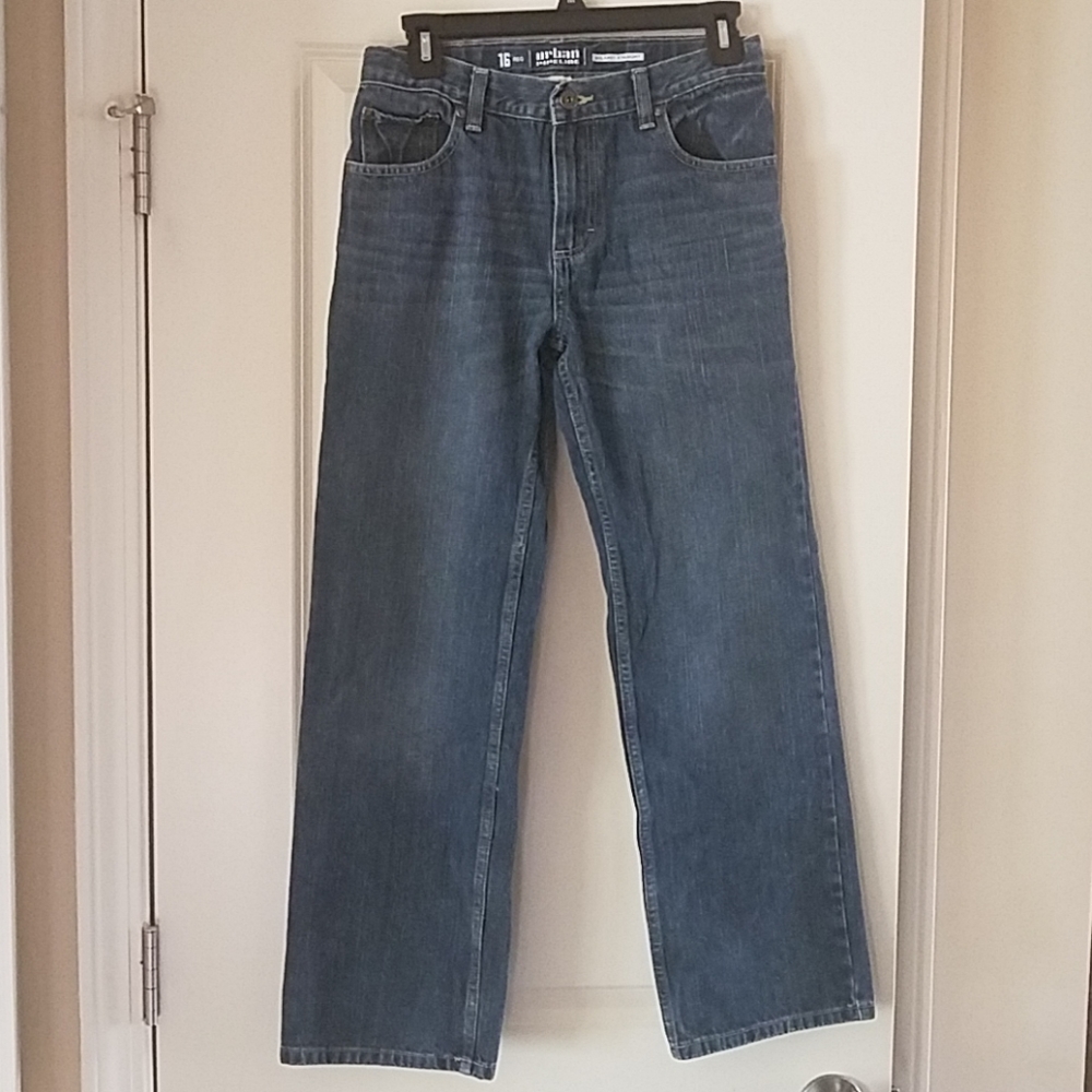 Urban pipeline jeans